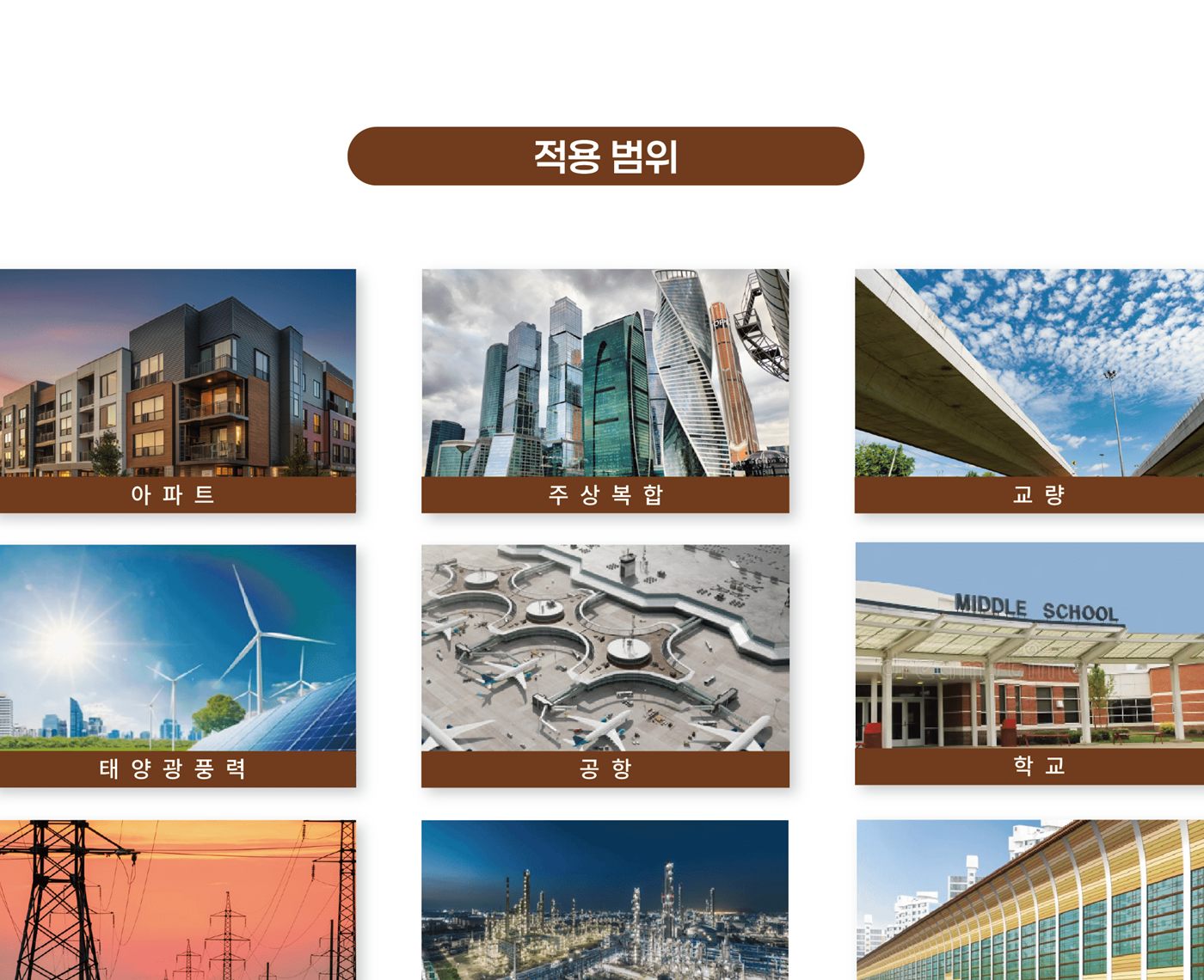 메가헬리컬파일 적용 범위