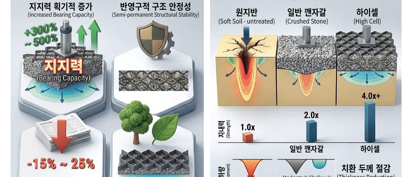 하이셀 공법 기술 원리 일러스트